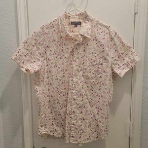 Men's J.Crew Large Short Sleeve Button Up